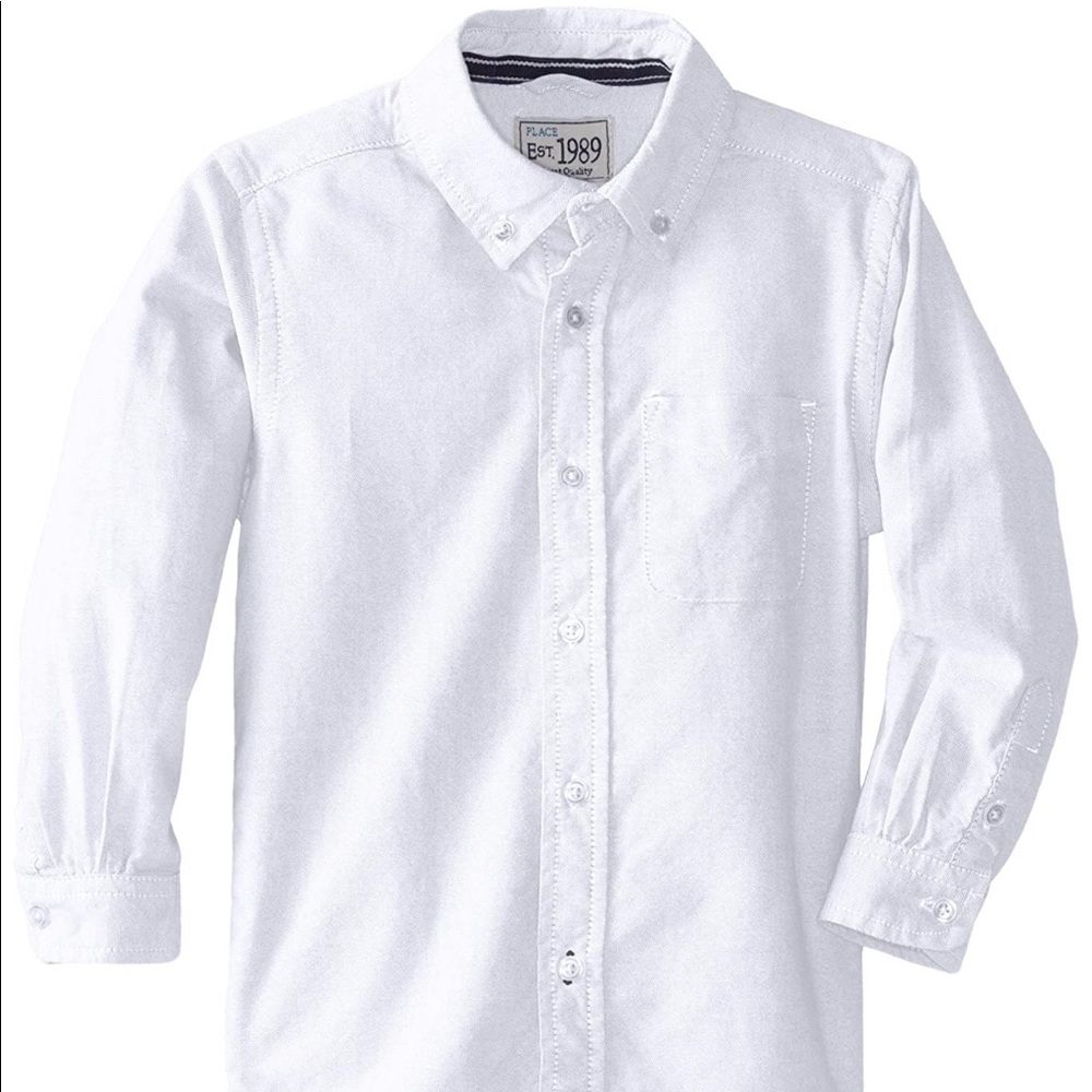Childrens Place Boys White Dress Shirt Size 3T NEW